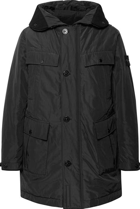 stone island micro reps shell primaloft hooded parka